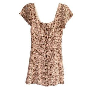 AEO Button Down Floral Dress